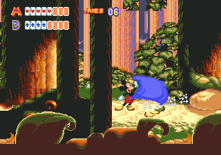 World of Illusion Starring Mickey Mouse and Donald Duck (USA) In game screenshot